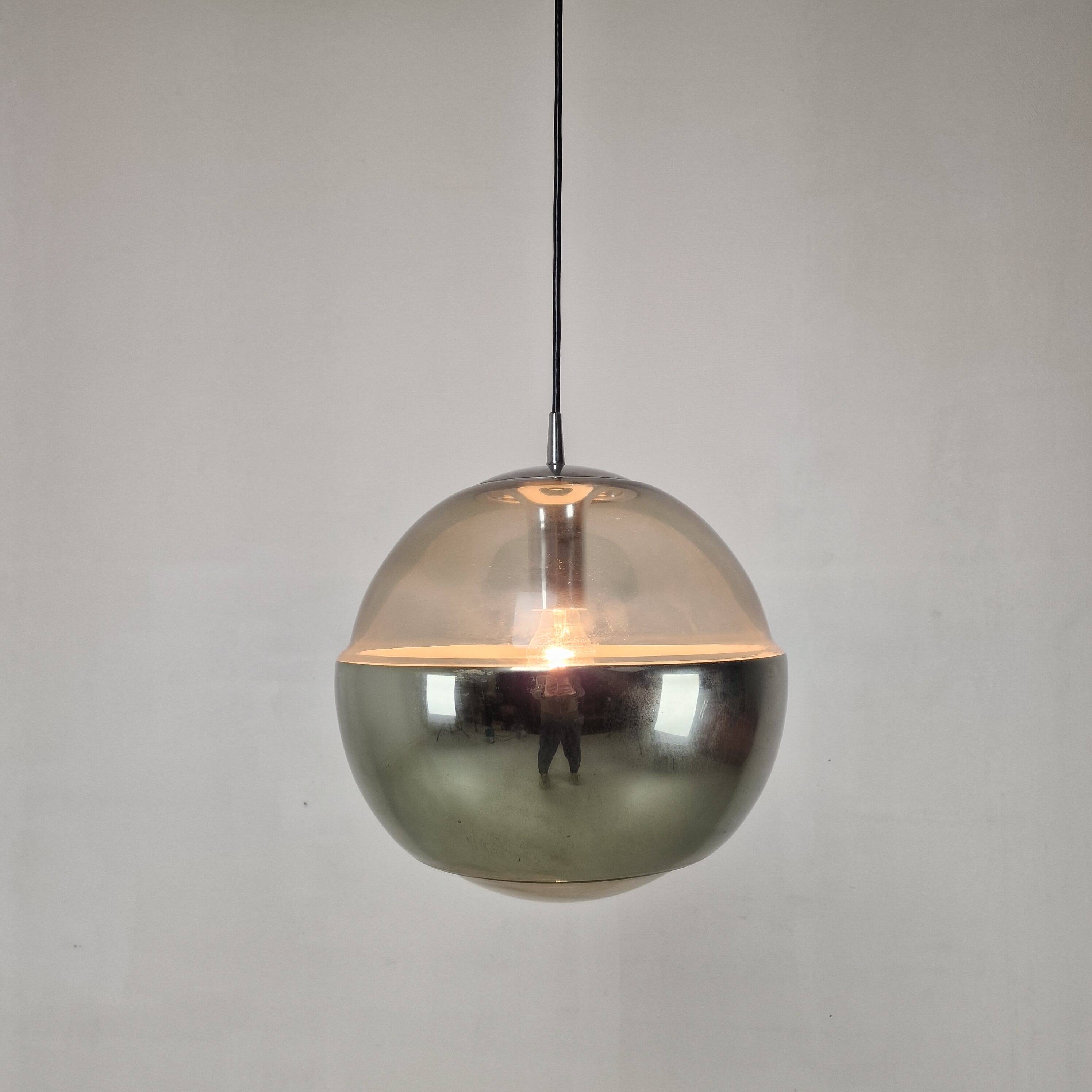 Elegant Mid-Century Modern Pendant by Peill & Putzler, Germany 1970's