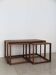 Nesting Tables attributed to Aksel Kjesgaard, Denmark, 1960s, Set of 3