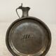 Pair of wine pitchers in pewter XVIIIth date 1753