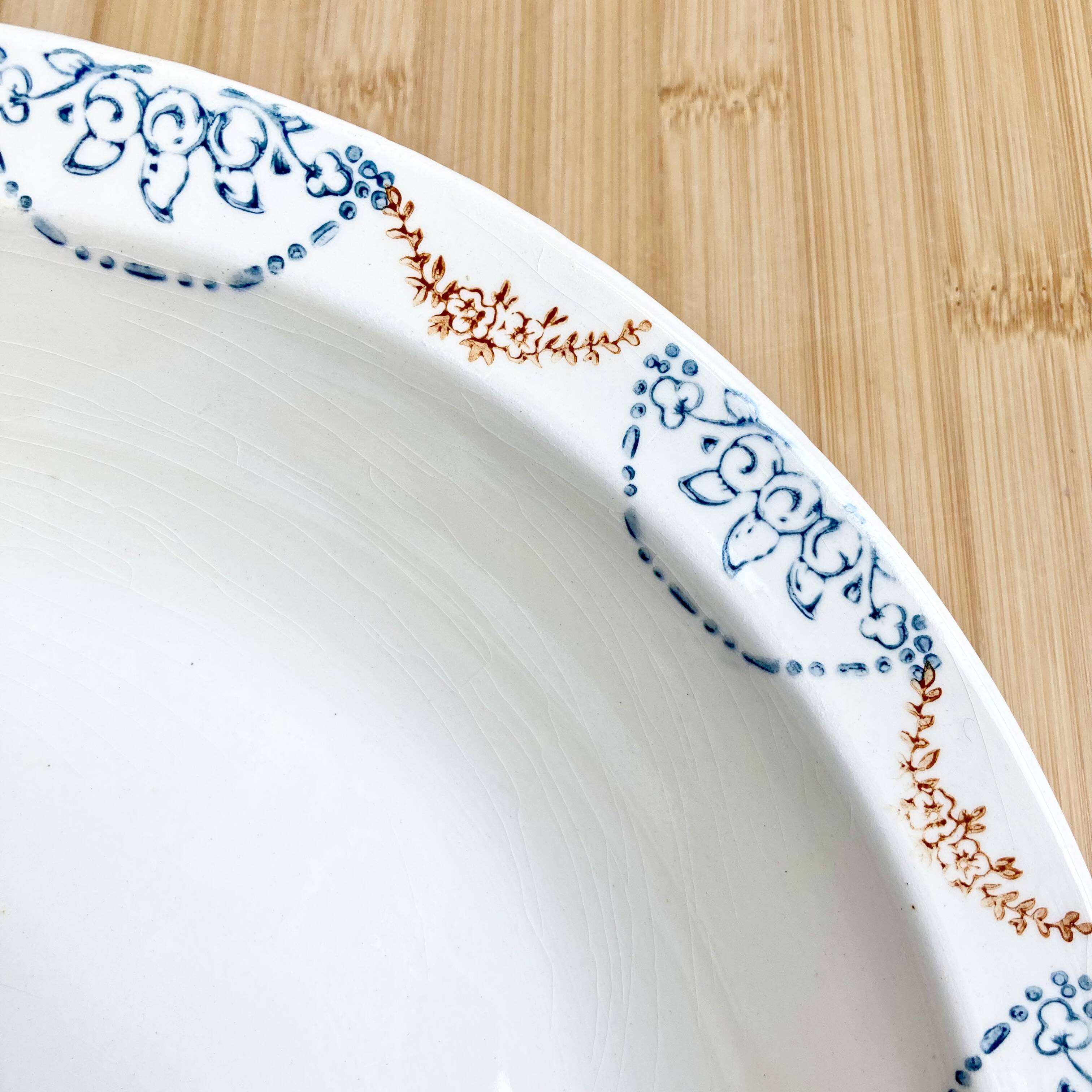 Deep dish Terre de fer Longwy