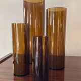 Series of 4 Jacques Bedat nesting vases from the 70s