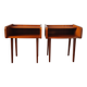 Pair of vintage Scandinavian bedside tables from the 1960s