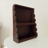 Antique brutalist wall shelf