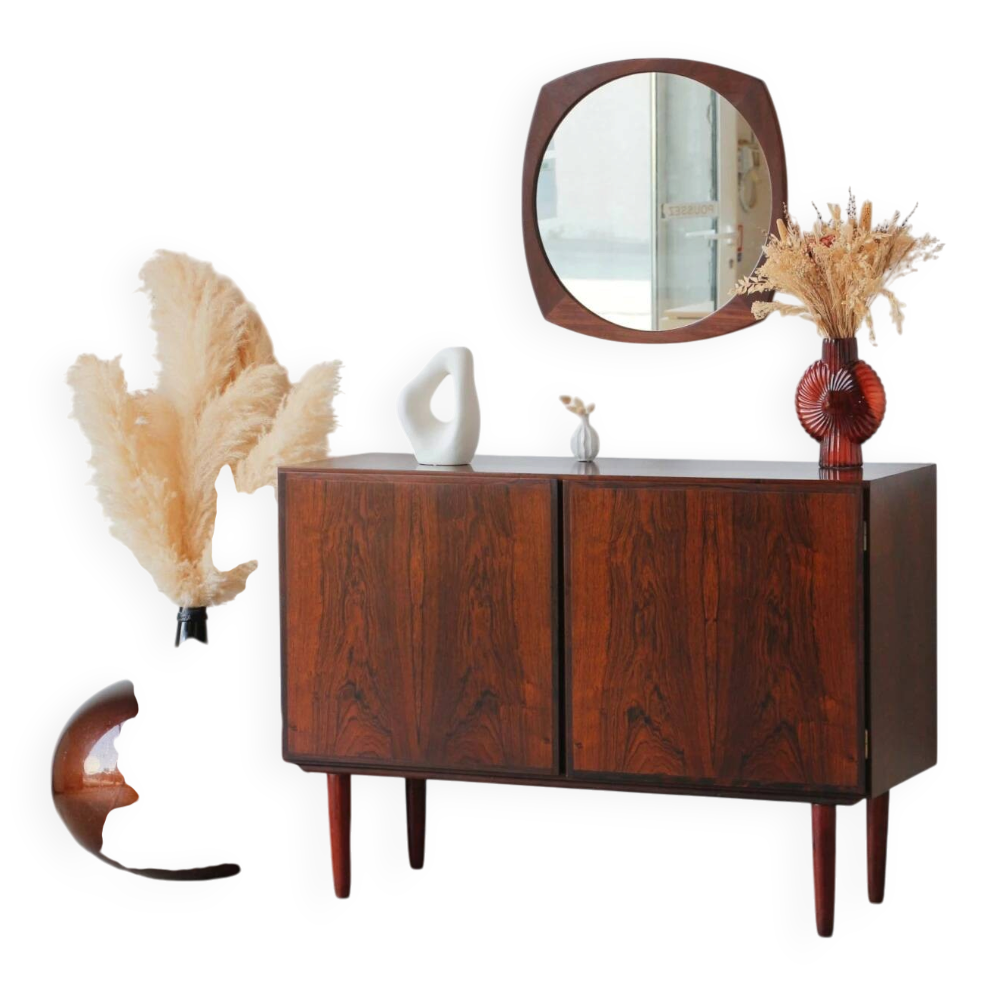 Enfilade Oman Jun in rosewood | Vintage Scandinavian design
