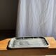 Large vintage silver-plated tray with a floral design in Art Nouveau style L4