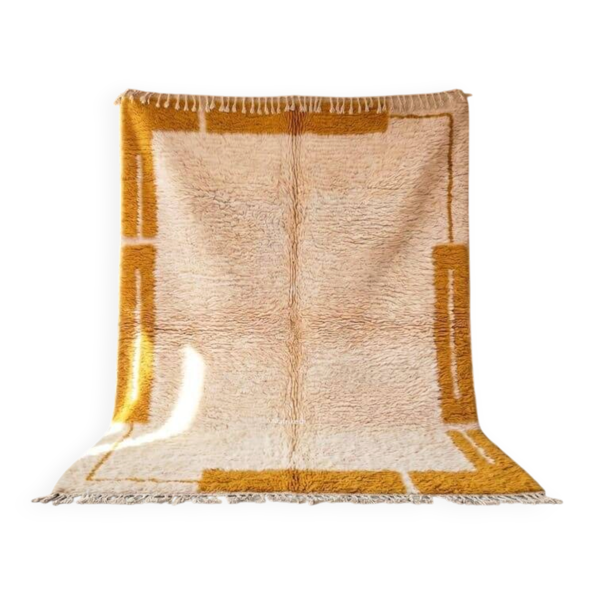 Handwoven natural wool rug, traditional craftsmanship, 150/250 cm.