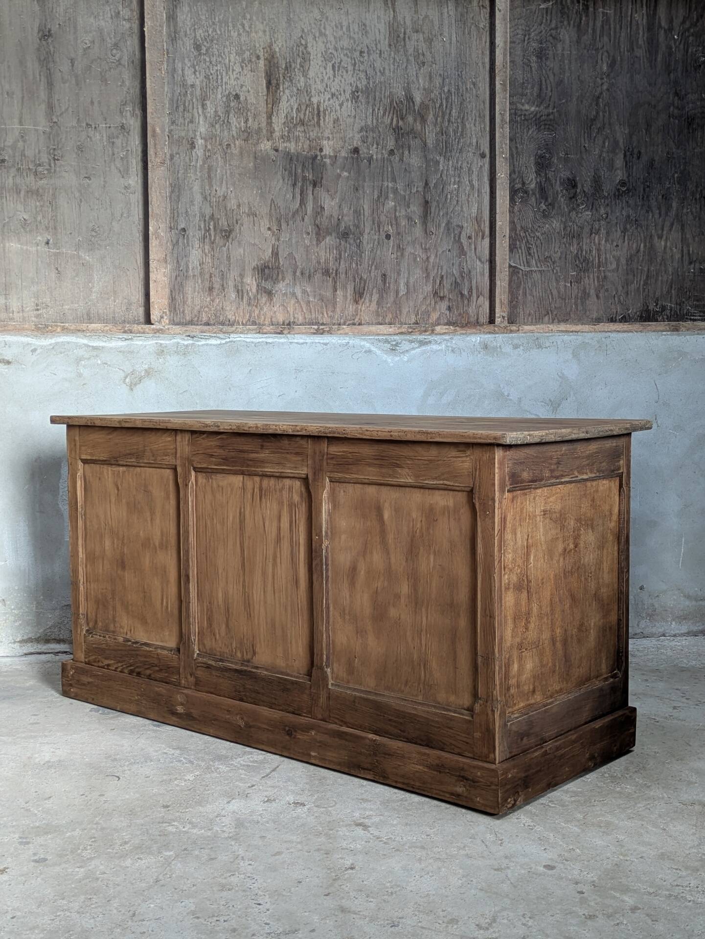 Bureau comptoir ancien