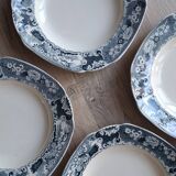 4 large Victoria Maestricht plates