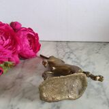 Vintage brass unicorn