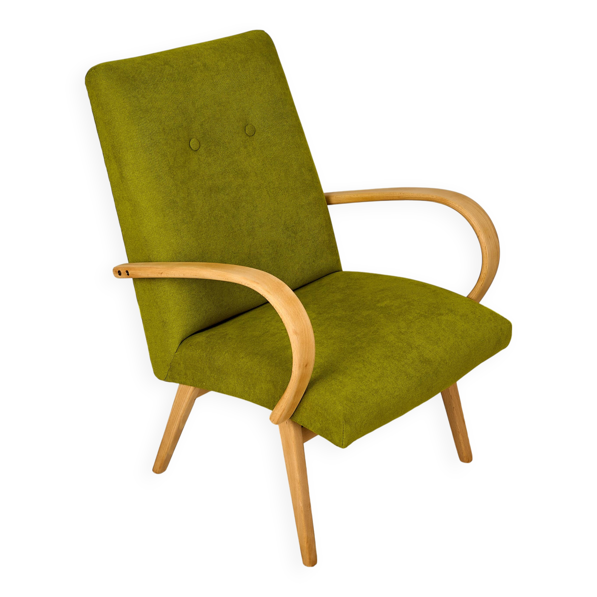 Armchair designed by Jaroslav Smidek for Ton, Czechoslovakia 1960s.