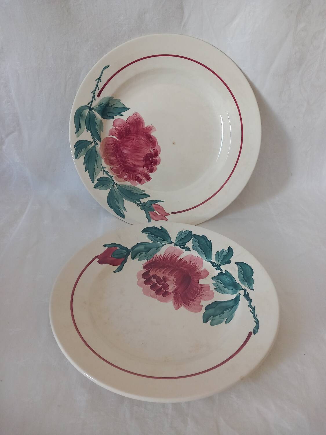 2 rare Sarreguemines Hossegor dishes