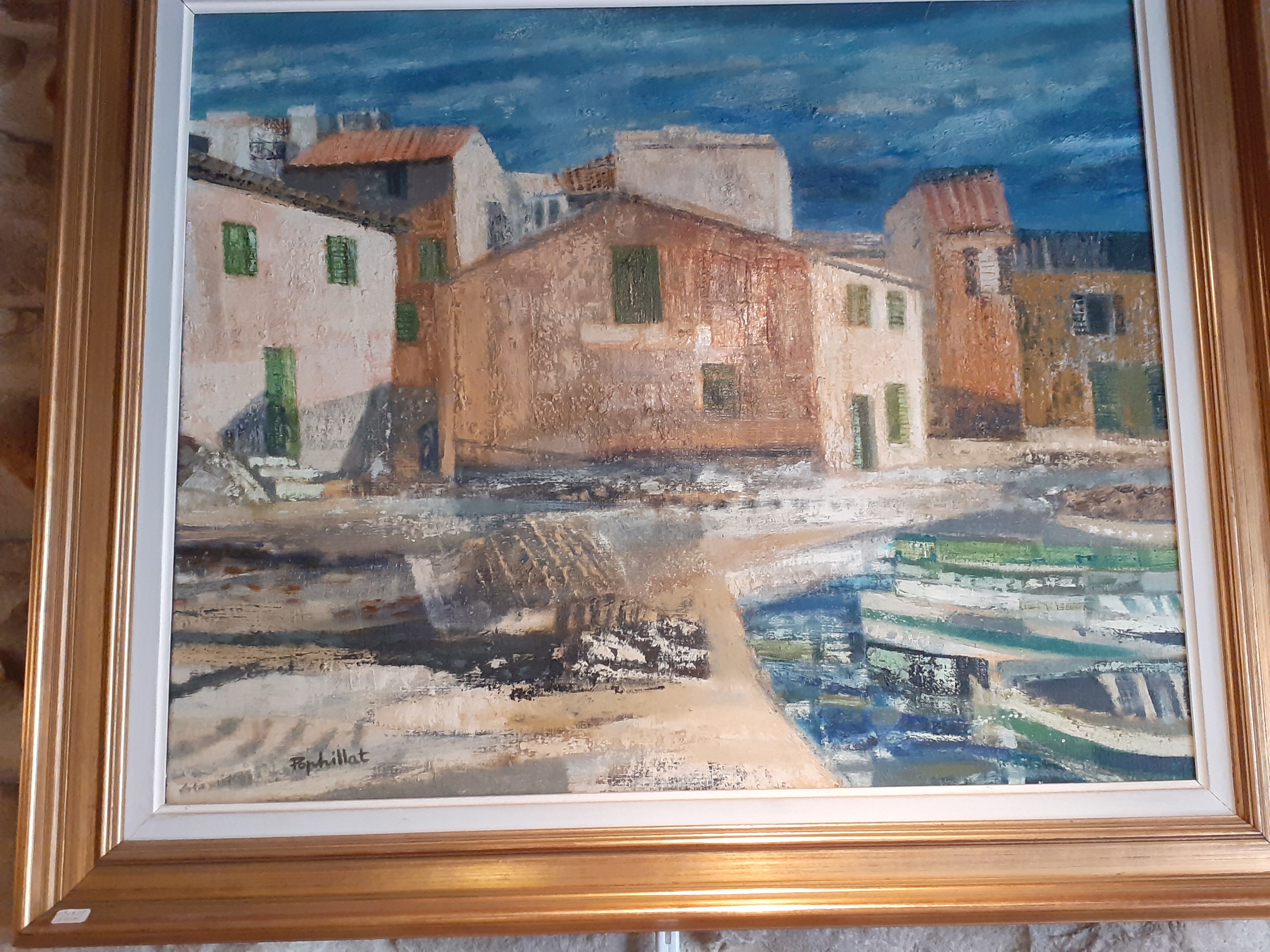 Oil on canvas by Jean-Pierre Pophillat (1937)