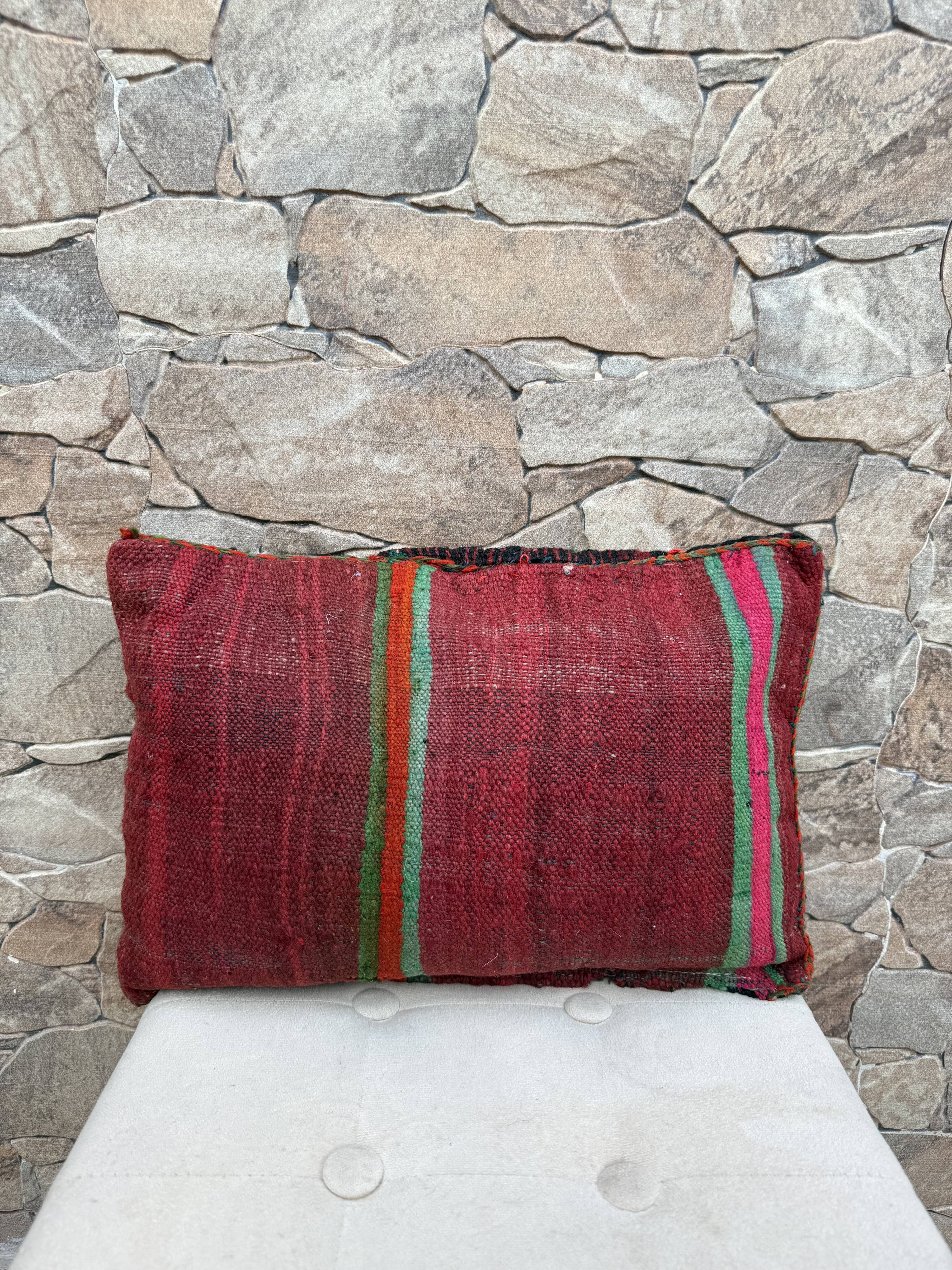 Moroccan pillowcase, Berber cushion cover, woven pillowcase