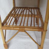 Bamboo with a drawer bedside - table years 70-