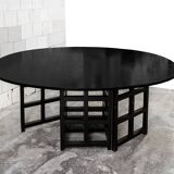 Tavolo ovale - consolle Ds1 by Charles Rennie Mackintosh for Cassina, 1975