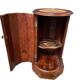 Chevet en bois rond, 1 porte
