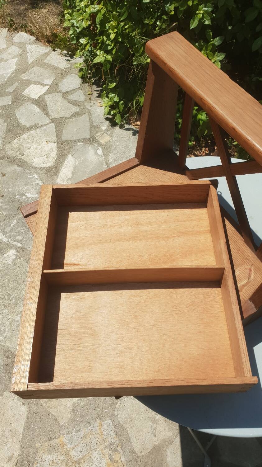 Oak bedside table 1950