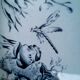 Very rare old ironstone plate