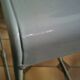 Tabouret minimaliste en acier