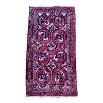 Handmade Persian Beluch Rug 203x102cm