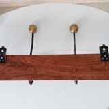 Old coat rack in solid brass