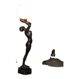 Large Art Deco style lamp 75 cm high