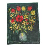 LE BOUQUET VERT- ORIGINAL SIGNED-NUMBERED LITHOGRAPH - ANDRE COTTAVOZ-EA