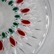 Assiette en cristal transparent vintage, Italie, 1960s