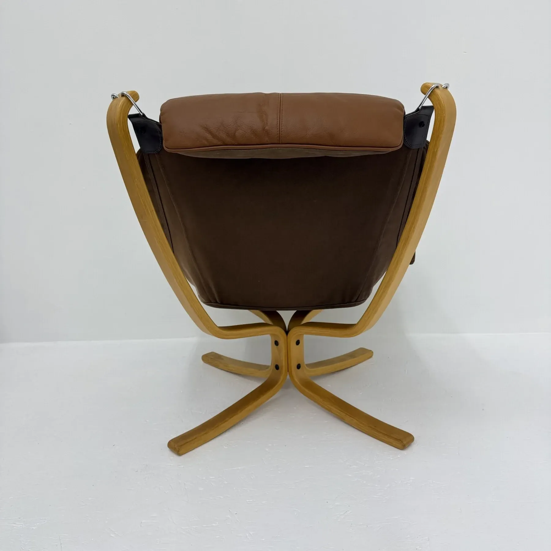 Falcon leather lounge chair by Sigurd Ressel for Vatne Møbler, 1970s