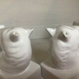 Horse book greenhouse white earthenware