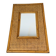 Rattan and cane mirror from the 1960s.