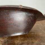 Hollow carved wooden dish