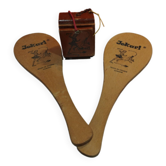 old wooden game: Jokari Adult - made in France