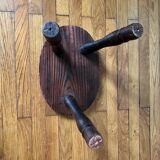 Wooden tripod stool