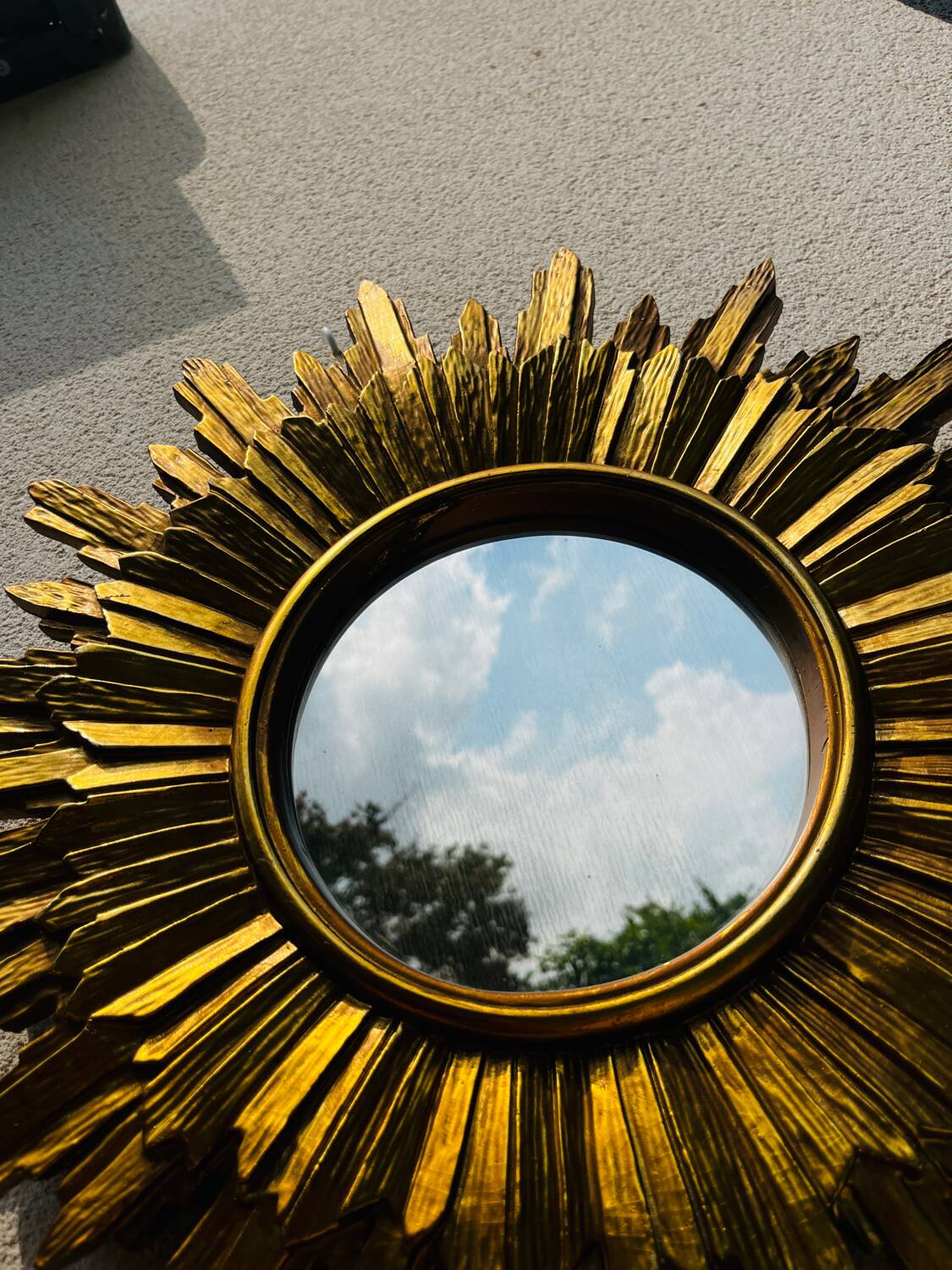 Authentic 1950s sun mirror
