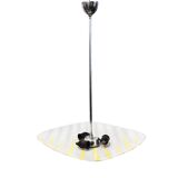 Parasol ceiling lamp in the Brussels style, Napako Czechoslovakia 1960s.