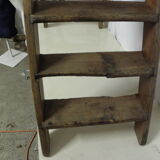 Oak stepladder in clear pine wood