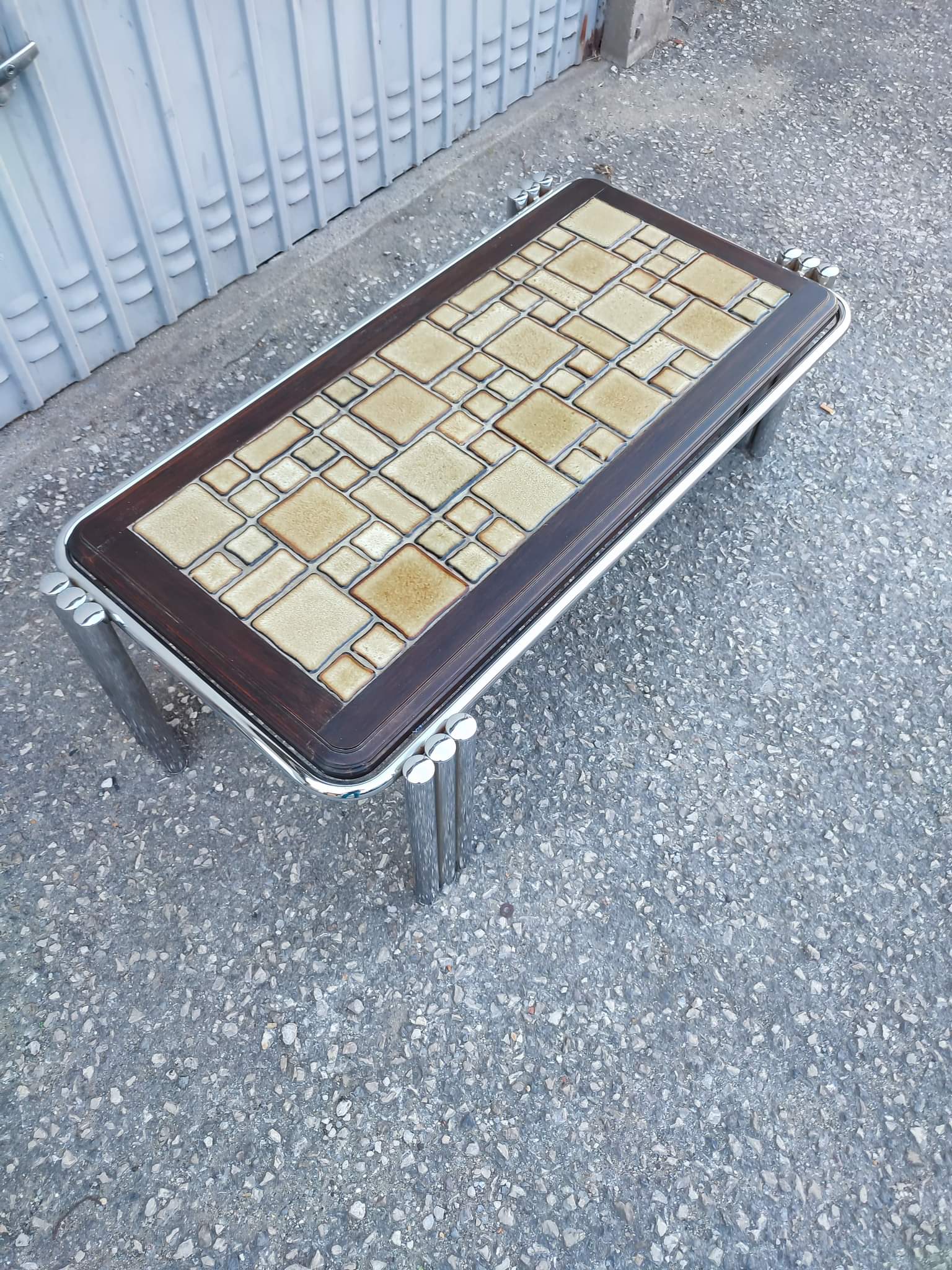 Ancienne table basse 1970 vintage