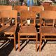Set of 10 indestructible vintage bistro chairs signed ELF, 1950s.