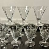 11 Verres Val Saint Lambert Eurel Model