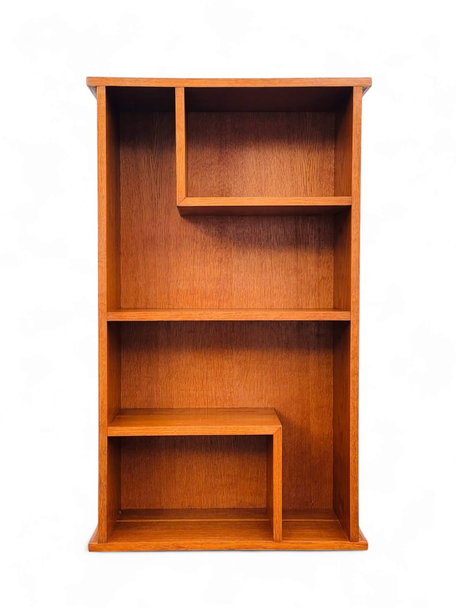 Two vintage asymmetrical storage units