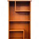 Two vintage asymmetrical storage units