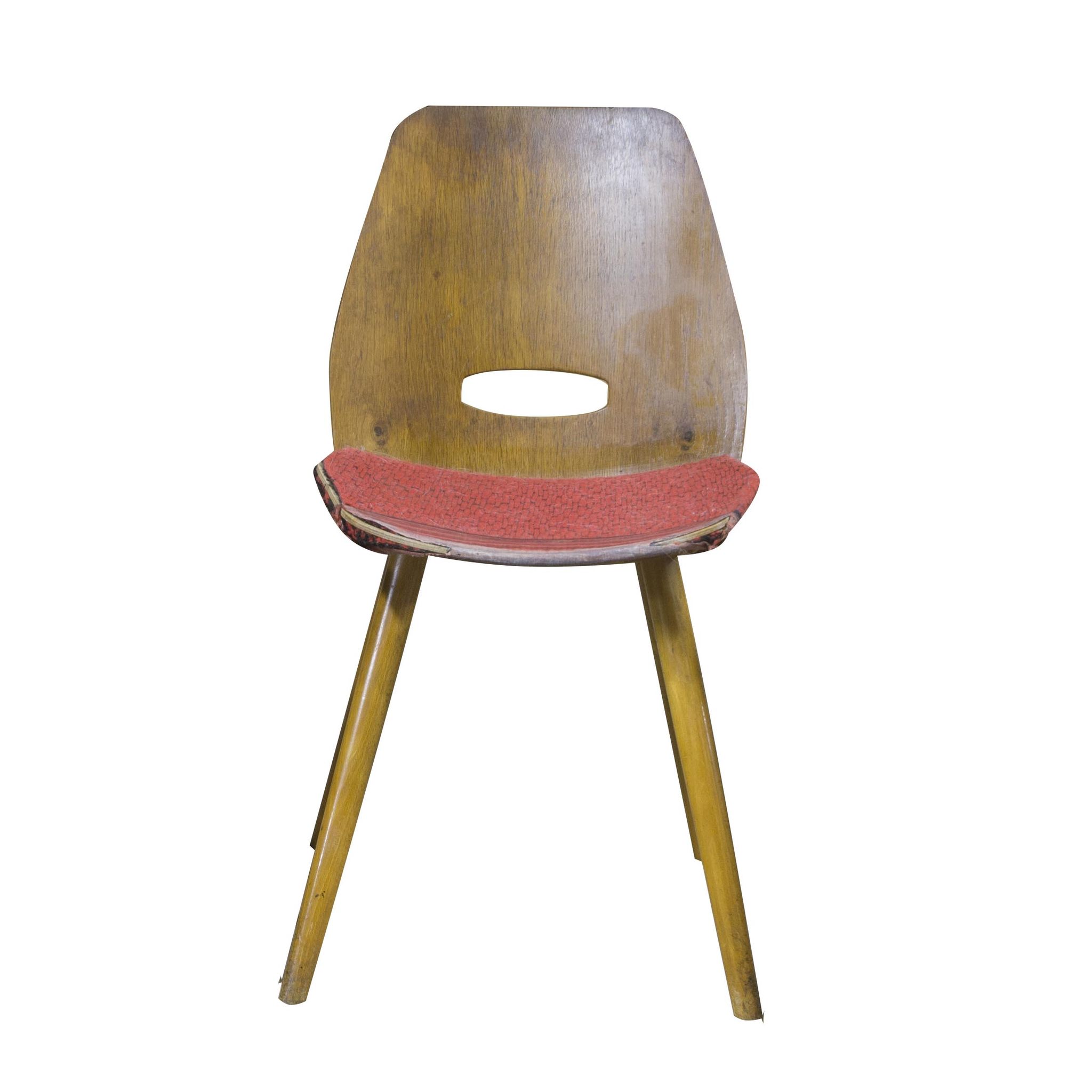 Set of four chairs by Frantisek Jirak for Tatra nabytok