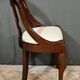 Set of 4 Gondola Chairs in Mahogany, Restoration period – Part 1, 19th century