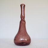 Bubbled glass vase