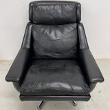 Danish Swivel Armchair Model 802 by Werner Langenfeld for Esa, 1970s