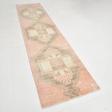 Wool Vintgae Runner Rug, Mid-Century Textile Runner Rug, 86x367 Cm