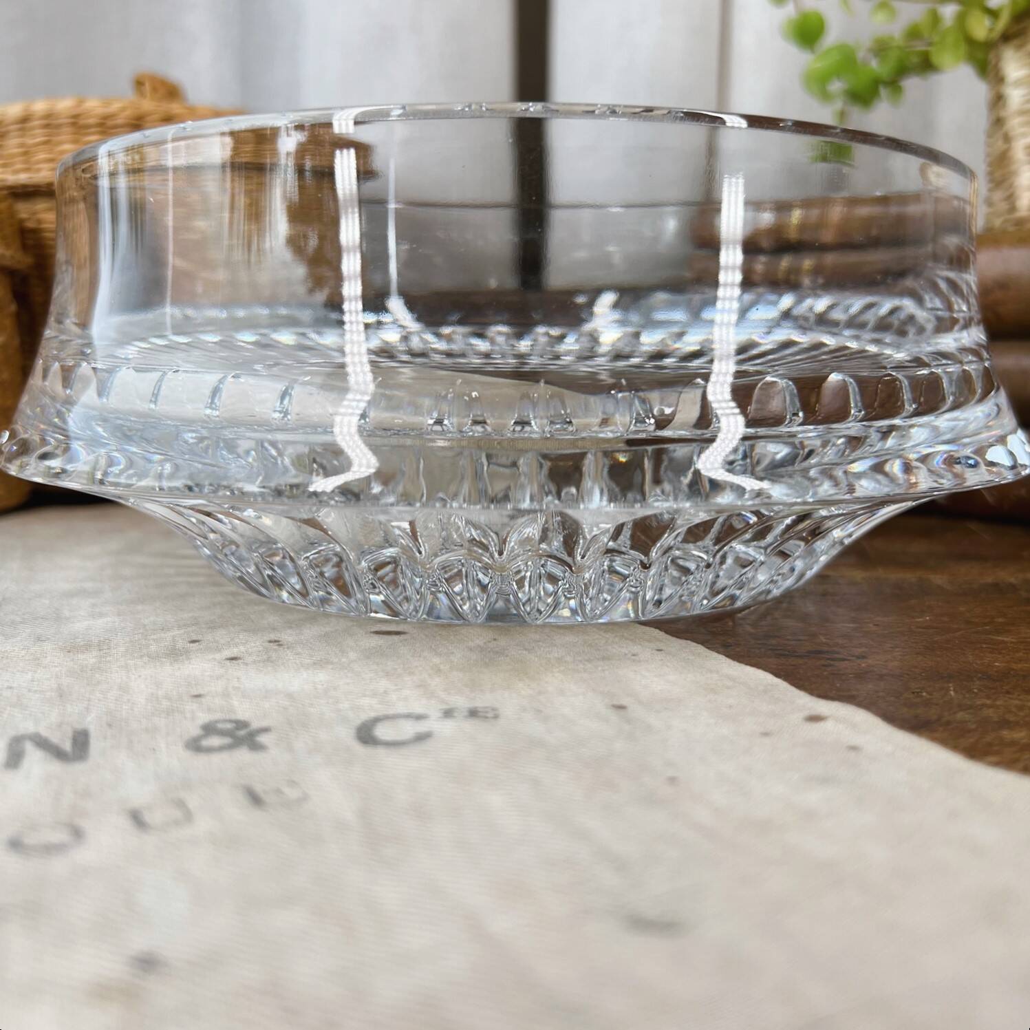 Large Nachtmann “Europa” crystal bowl