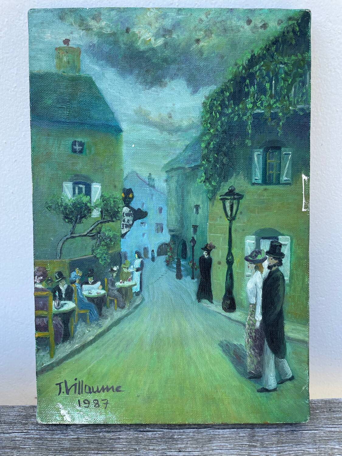 Oil painting Paris Montmartre