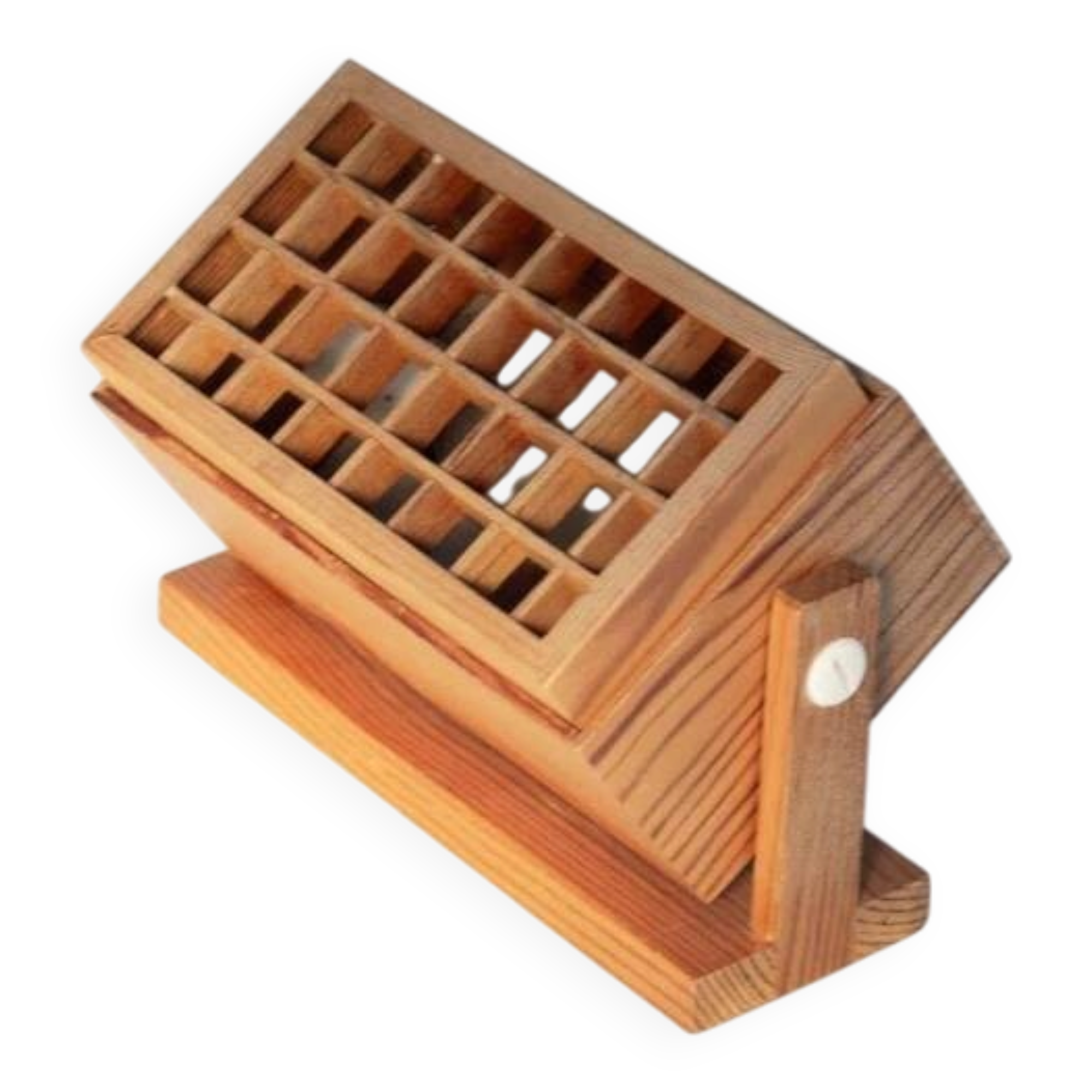 Pine wall lamp - Sweden, 1970s